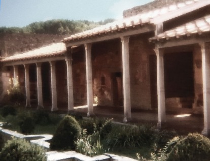 Villa garden in Pompeii - one of my old photos